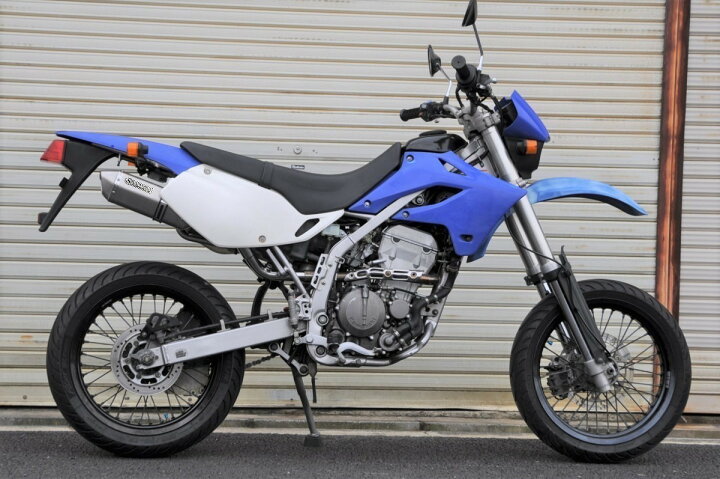楽天市場】Dトラッカー125 KLX125 バイクマフラー ソリッド モタード 