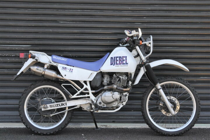 楽天市場】ジェベル200 バイクマフラー SX200 ソリッド モタード 異形 