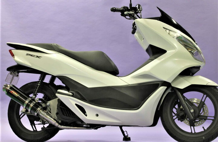 楽天市場】PCX125 PCX150(esp) バイクマフラー EBJ-JF56 EBJ-JF28後期 