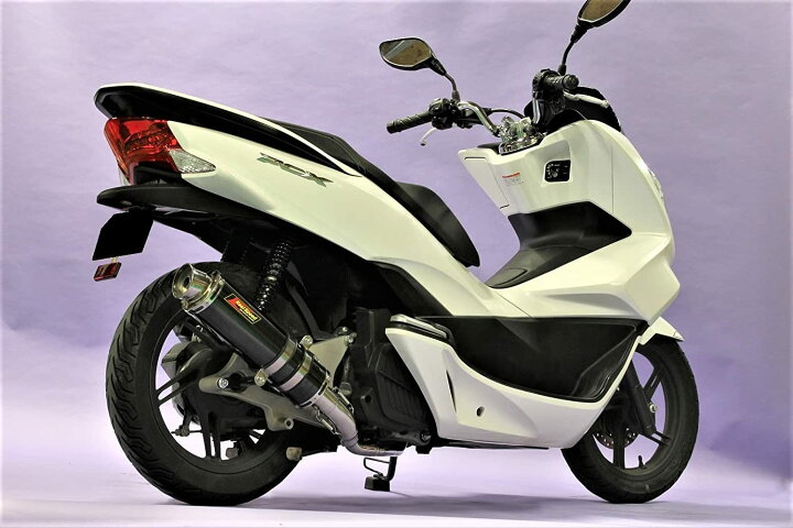 楽天市場】PCX125 PCX150(esp) バイクマフラー EBJ-JF56 EBJ-JF28後期 