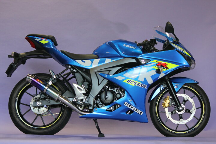 楽天市場】GSX-R125 バイクマフラー DL33B / DL32D メテオ チタン 