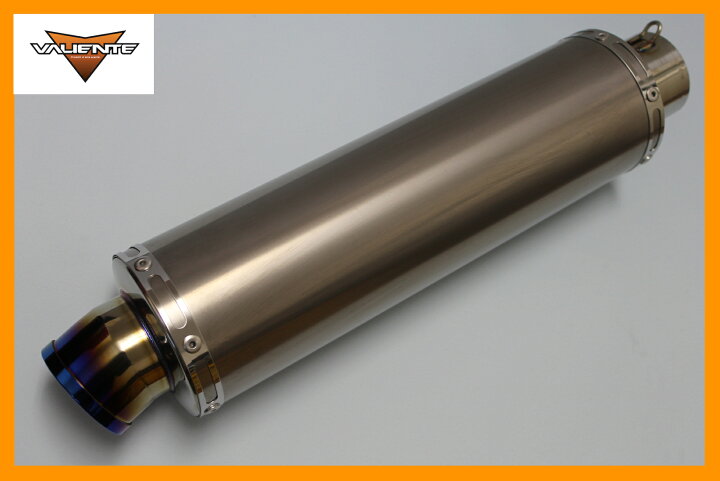 楽天市場】100Φ×350mm 差込径 60.5Φ用 汎用サイレンサー バイク 