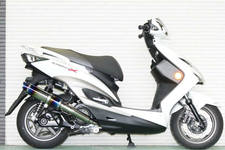 楽天市場】HMS ヤマハ シグナスX125 台湾5期仕様 バイクマフラー O2 