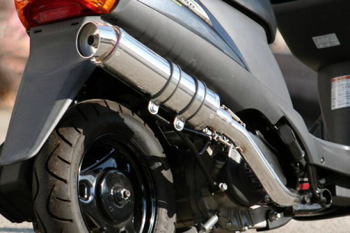 楽天市場】アドレスV125G バイクマフラー EBJ-CF4EA O2センサー車可 