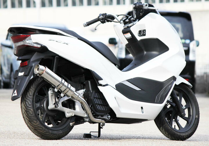 楽天市場】PCX125 PCX150 バイクマフラー 2BJ-JF81 2BK-KF30 2018年  