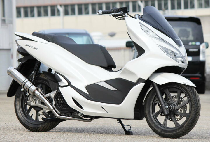 楽天市場】PCX125 PCX150 バイクマフラー 2BJ-JF81 2BK-KF30 2018年 