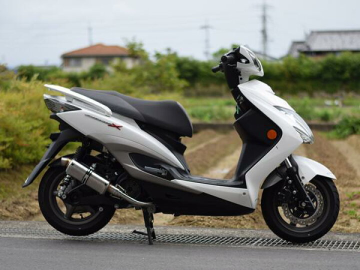 楽天市場】HMS ヤマハ シグナスX125 (台湾5期仕様) バイクマフラー (O2 