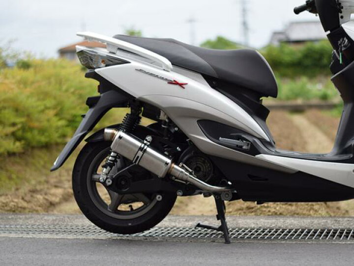 楽天市場】HMS ヤマハ シグナスX125 (台湾5期仕様) バイクマフラー (O2  