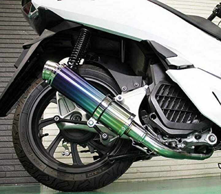 楽天市場】PCX125 PCX150 バイクマフラー 2BJ-JF81 2BK-KF30 2018年 