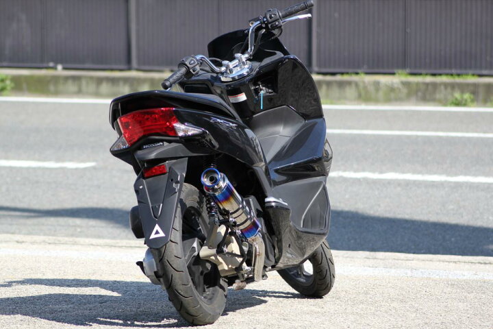 楽天市場】PCX125 PCX150esp バイクマフラー EBJ-JF56 EBJ-JF28後期 
