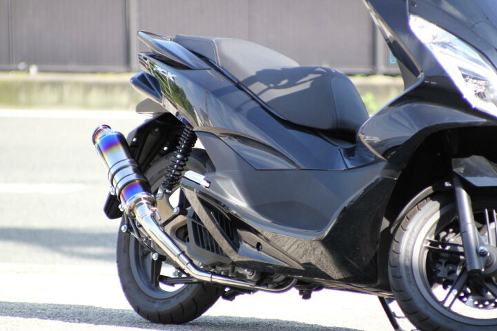 楽天市場】PCX125 PCX150esp バイクマフラー EBJ-JF56 EBJ-JF28後期 