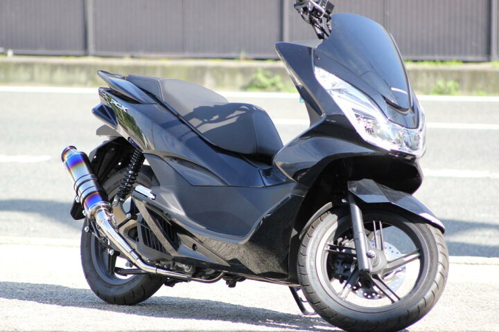 楽天市場】PCX125 PCX150esp バイクマフラー EBJ-JF56 EBJ-JF28後期 
