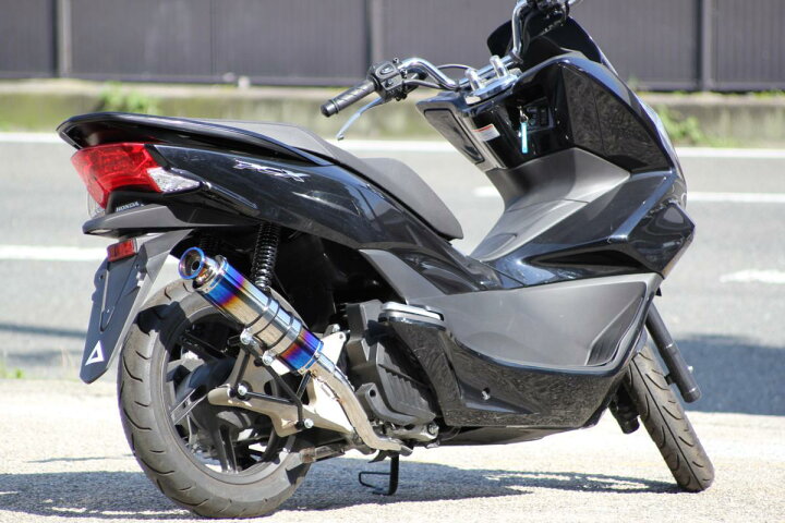 楽天市場】PCX125 PCX150esp バイクマフラー EBJ-JF56 EBJ-JF28後期 