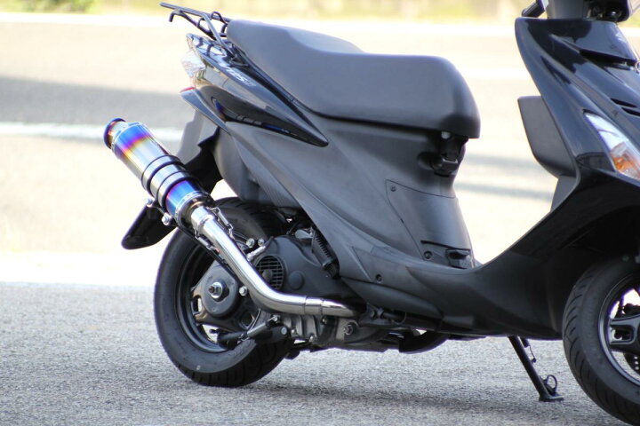 楽天市場】アドレスV125G バイクマフラー EBJ-CF4EA O2センサー車可 