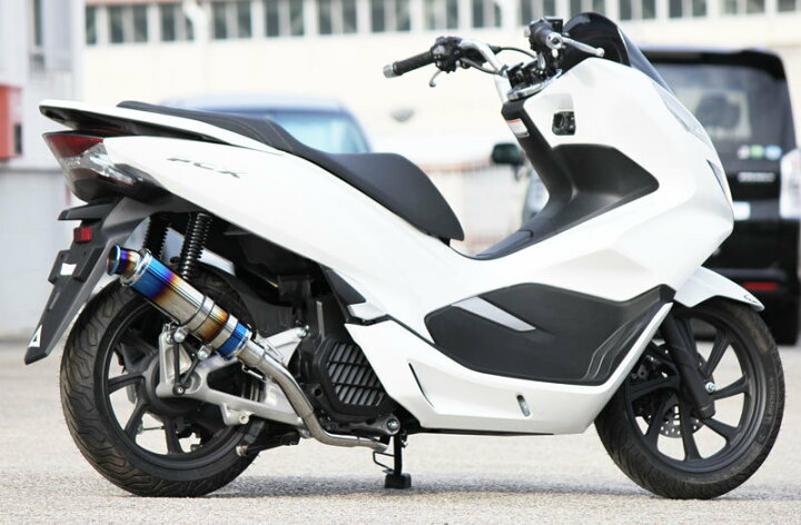 楽天市場】PCX125 PCX150 バイクマフラー 2BJ-JF81 2BK-KF30 2018年 