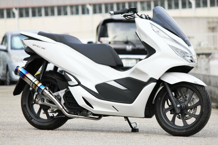 楽天市場】PCX125 PCX150 バイクマフラー 2BJ-JF81 2BK-KF30 2018年 