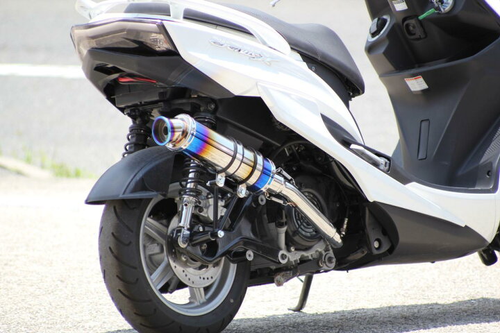 楽天市場】シグナスX SR バイクマフラー 4型 5型 EBJ-SEA5J 2BJ-SED8J 