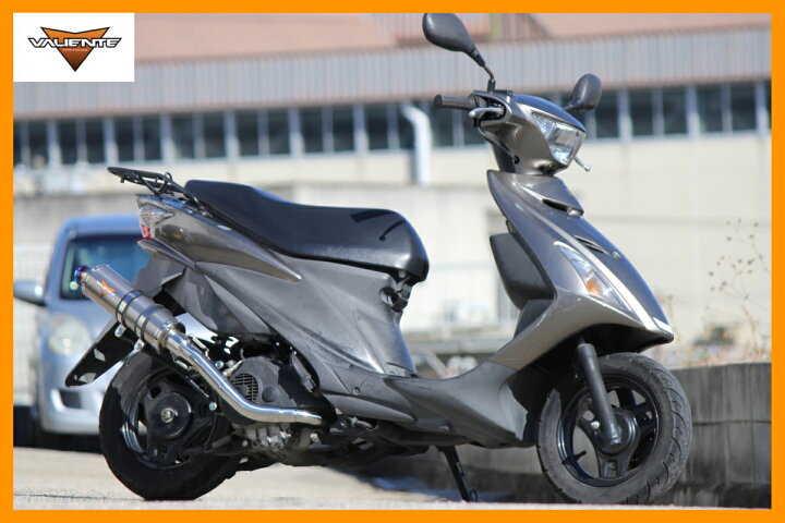 楽天市場】アドレスV125G バイクマフラー EBJ-CF4EA バイクマフラー O2 