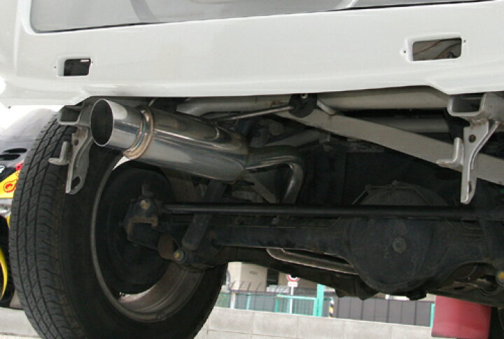 楽天市場】ジムニー マフラー JB23W 1型〜10型 ステンレス SUS 左出し  