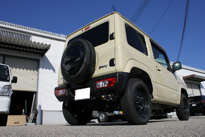 楽天市場】ジムニー マフラー 3BA-JB64W 3BA-JB74W 純正バンパー 