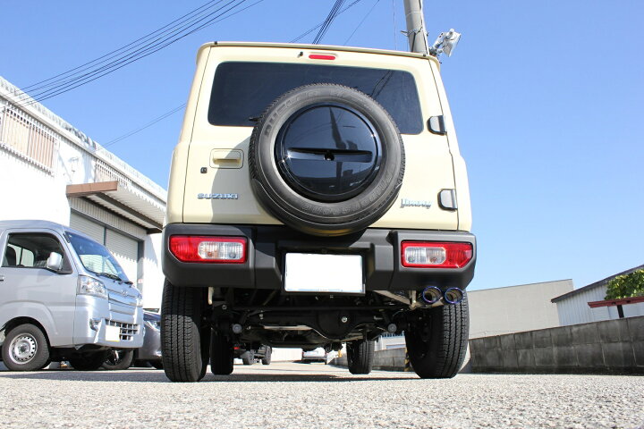楽天市場】ジムニー マフラー 3BA-JB64W 3BA-JB74W 純正バンパー対応 