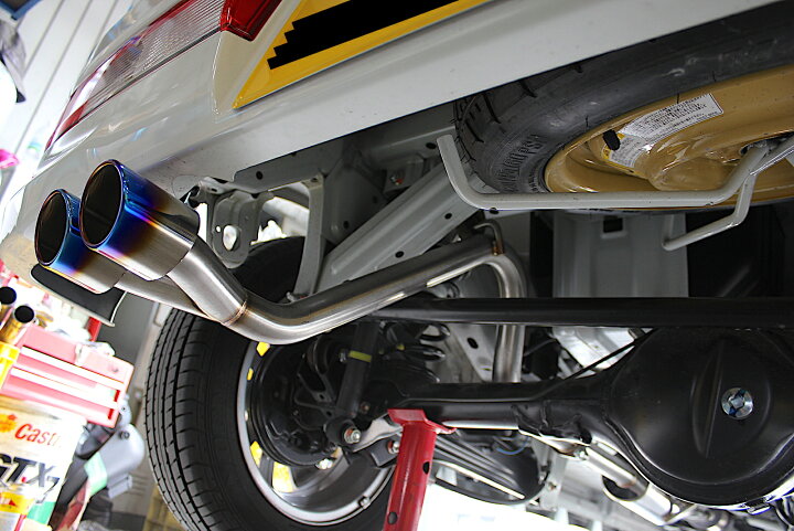 楽天市場】エブリィ ワゴン マフラー ABA-DA17W 2WD 4WD ターボ車 2本  