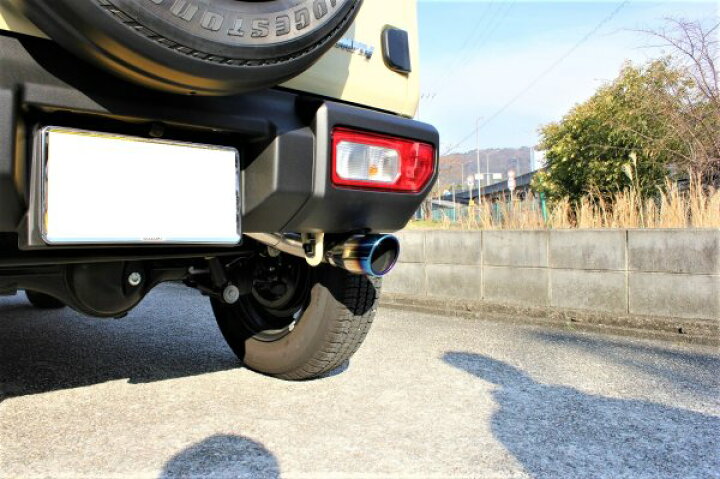 楽天市場】ジムニー マフラー 3BA-JB64W 3BA-JB74W 純正バンパー対応 