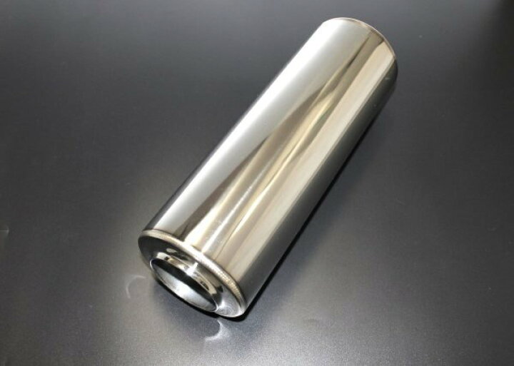 楽天市場】中間タイコ 100φ×250mm 差込 42.7φ 出口 42.7φ 4輪 車 