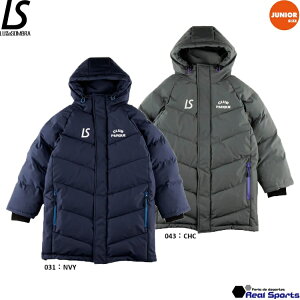 LUZeSOMBRA ルースイソンブラ ジュニア 24FW CP HALF COAT L2242250 ハーフコート ショートコート ベンチコート 中綿 サッカー ウェア特価