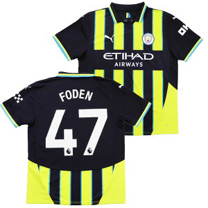 PUMA プーマ #47 フィル・フォーデン 24/25 マンチェスター・シティ アウェイ レプリカユニフォーム 775086-02 サッカー 半袖シャツ 特価