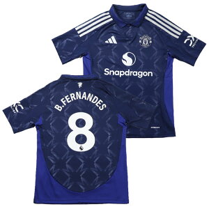adidas アディダス KIDS #8 ブルーノ・フェルナンデス 24/25 マンチェスターユナイテッドFC アウェイ レプリカユニフォーム JTU83/IT1957 レアルスポーツ 特価