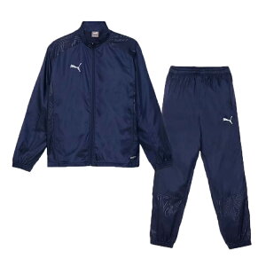 PUMA プーマ 24AW TEAMFINAL ウラトリコット ウーブンJK & PT 上下セット 659743/659744-06 トレーニングスーツ サッカーウエア 特価 レアルスポーツ