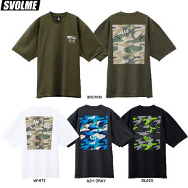 SVOLME スボルメ スクラムテックCAMOワイドTシャツ 25SS 1252-44800 半袖 オーバーサイズ ビックシルエット バックプリント Tシャツ