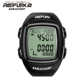 Earls Court アールズコート レフリーウォッチ REFLEX 2 スターターセット ec-r009 USB給電 サッカー レフェリー 審判用 時計 腕時計 ブラック 黒