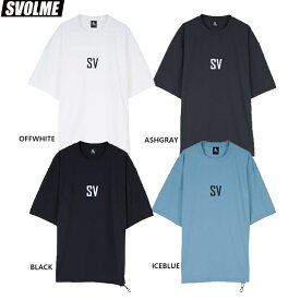 SVOLME スボルメ DRYストレッチSVロゴT 25SS 1251-41000 Tシャツ 半袖 オーバーサイズ ビックシルエット
