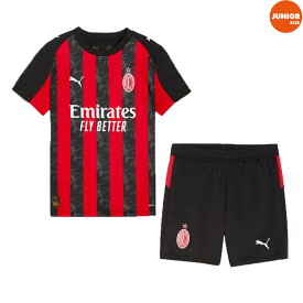 PUMA プーマ キッズ 25/26 ACミラン HOME レプリカユニフォーム & ショーツ 779965-01/779988-04 上下セット 海外クラブ セットアップ サッカー 子供用