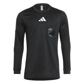 adidas アディダス 冷感レフェリー長袖トップ odw42-kk8095 審判 レフリーウエア サッカー UVカット 速乾
