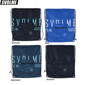 SVOLME スボルメ ロゴジムサック 25AW 1253-49629 ナップサック ナップザック バック 消臭機能