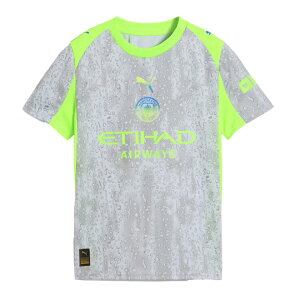 PUMA プーマ 25/26 ジュニア マンチェスター シティ 3rd レプリカユニフォーム 780365-03 サッカー ゲームシャツ 海外 クラブ 半袖 子供用 サード