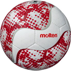 molten モルテン フットサルボール 4号球 WG ホワイトxレッド F9Y2521-WR フットサル用 手縫い JFA検定球 インドア 屋内 体育館 白 赤