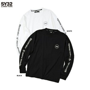 SY32 by SWEET YEARS GXCT[eBgD[ oC XEB[gC[Y SLEEVE MESSAGE L/S TEE 25FW 15505 TVc T OX[u  
