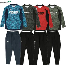 PENALTY ペナルティ プロ・ウォームフリースシャツ ＆ パンツ 25FW puf5507/pof3505 上下セット セットアップ サッカー フットサル ウェア 特価