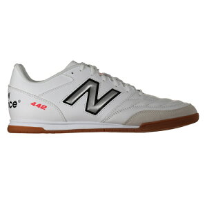 【New Balance ニューバランス】442 v2 TEAM ID 2E ホワイト MS42IWT22E 特価 サッカー用 フットサルフローリングハード インドア 屋内 レアルスポーツ
