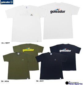 【goleador ゴレアドール】23SS Lizard 3ポイント刺繍Tシャツ G-2551 サッカー フットサル ウェア レアルスポーツ