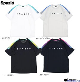 特価【Spazio スパッツィオ 】23FW グラデーション切り替え半袖プラシャツ GE-0923 プラクティスシャツ サッカー フットサルウエア レアルスポーツ