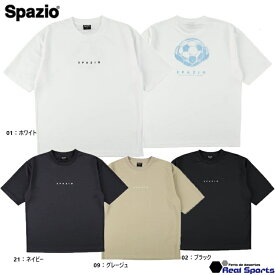 【Spazio スパッツィオ】24SS オーバーサイズサッカーボールプラシャツ GE-0991 プラクティスシャツ 半袖 レアルスポーツ