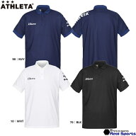 ATHLETA アスレタ POLOシャツ 18017 ポロシャツ 半袖 サッカー フットサル 移動着 プラクティス シャツ …