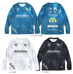 delasolana �f���\���[�i BRILLAR POLY LONG TEE 25AW ds25f40 ���� �v���N�e�B�X�V���c �����v�� �T�b�J�[ �t�b�g�T�� �E�F�A �����Y ����