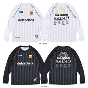 delasolana �f���\���[�i CIELO BRILLANTE POLY LONG TEE 25AW ds25f42 ���� �v���N�e�B�X�V���c �v���V���c �T�b�J�[ �t�b�g�T�� �E�F�A ����