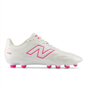 New Balance �j���[�o�����X 442 TEAM HG V3 4E �X�[�p�[���C�h �z���C�g �s���N u43h60l4e �T�b�J�[�p �X�p�C�N �����L